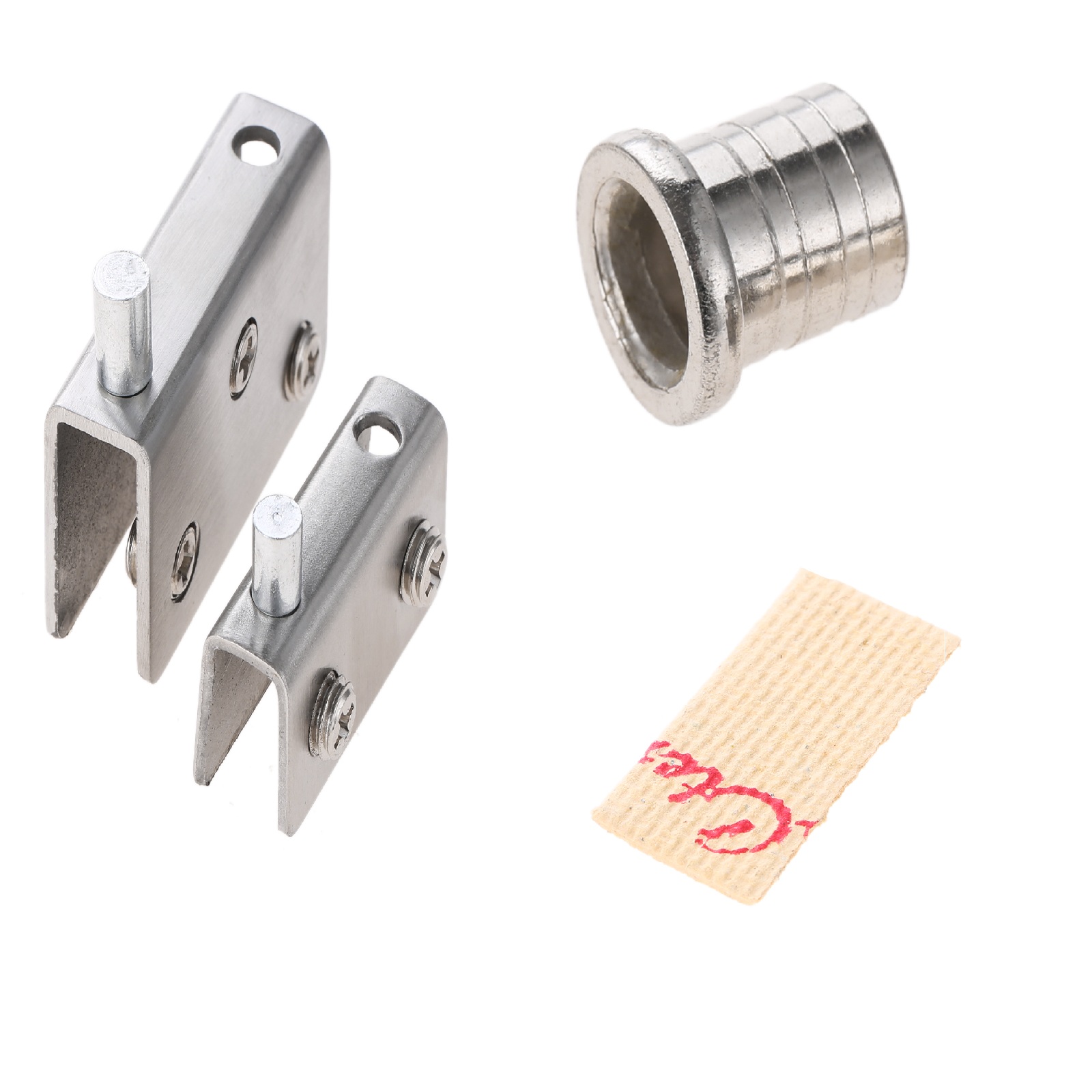 2 Pcs Glass Shelf Clamp Pivot  - Glass Door Hinge recension och pris