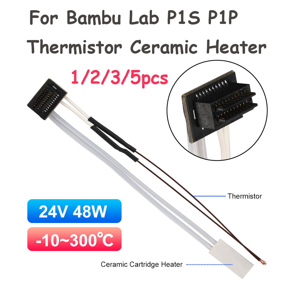 For Bambu Lab P1P Heating Tube - Ceramic Heat Emitter recension och pris