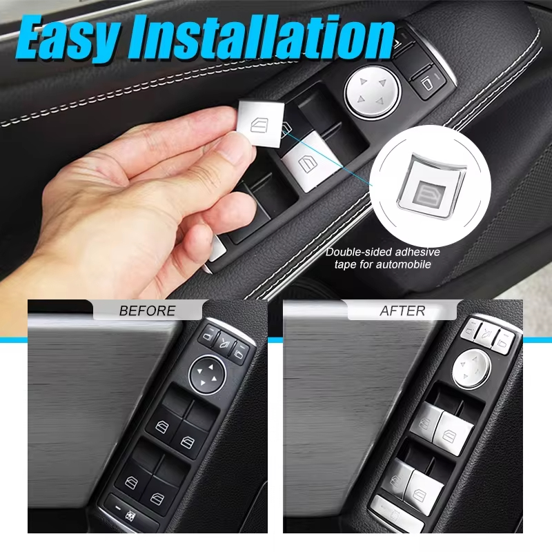 Car Window Glass Lift Button S - Glass Door Hinge recension och pris