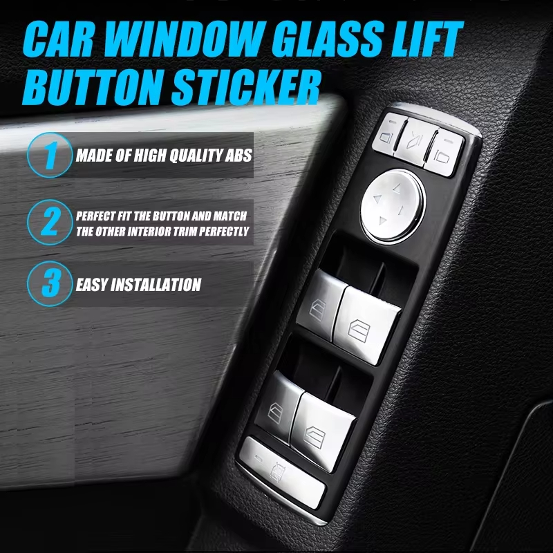 Car Window Glass Lift Button S - Glass Door Hinge recension och pris