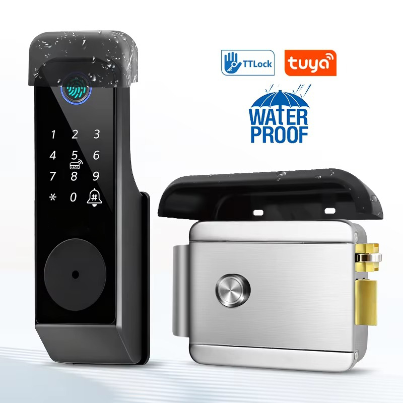 Waterproof Fingerprint Lock Tu - Glass Door Hinge recension och pris