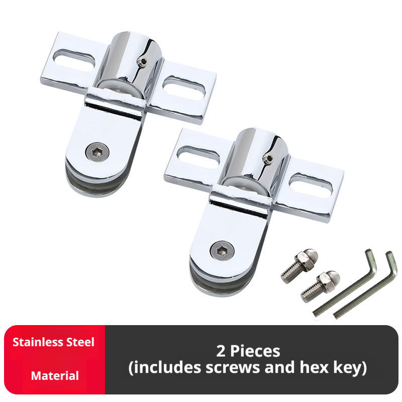 Zinc Alloy Stainless Steel Bat - Glass Door Hinge recension och pris