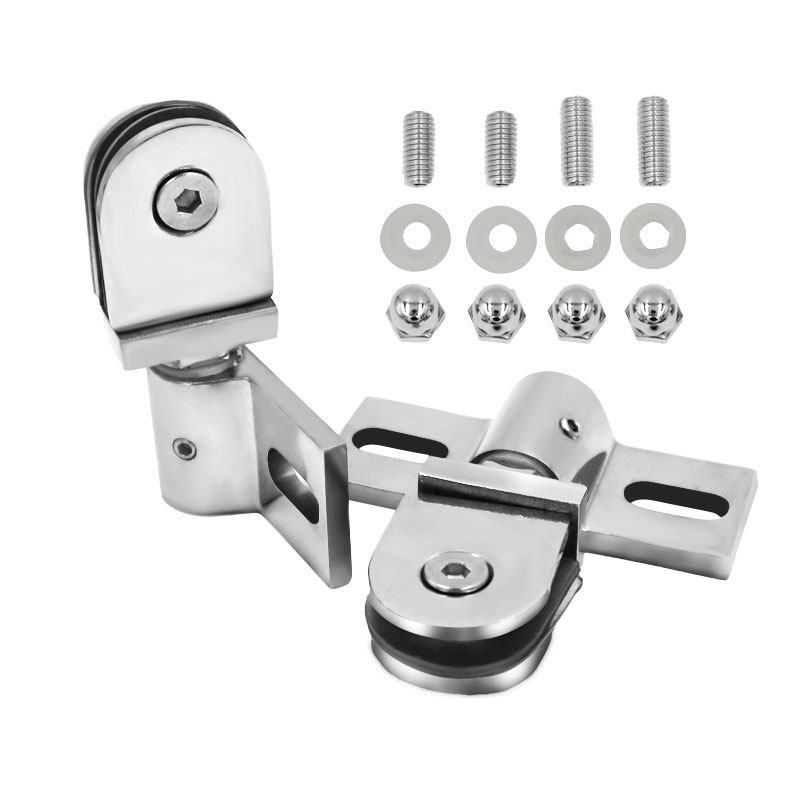 Zinc Alloy Stainless Steel Bat - Glass Door Hinge recension och pris