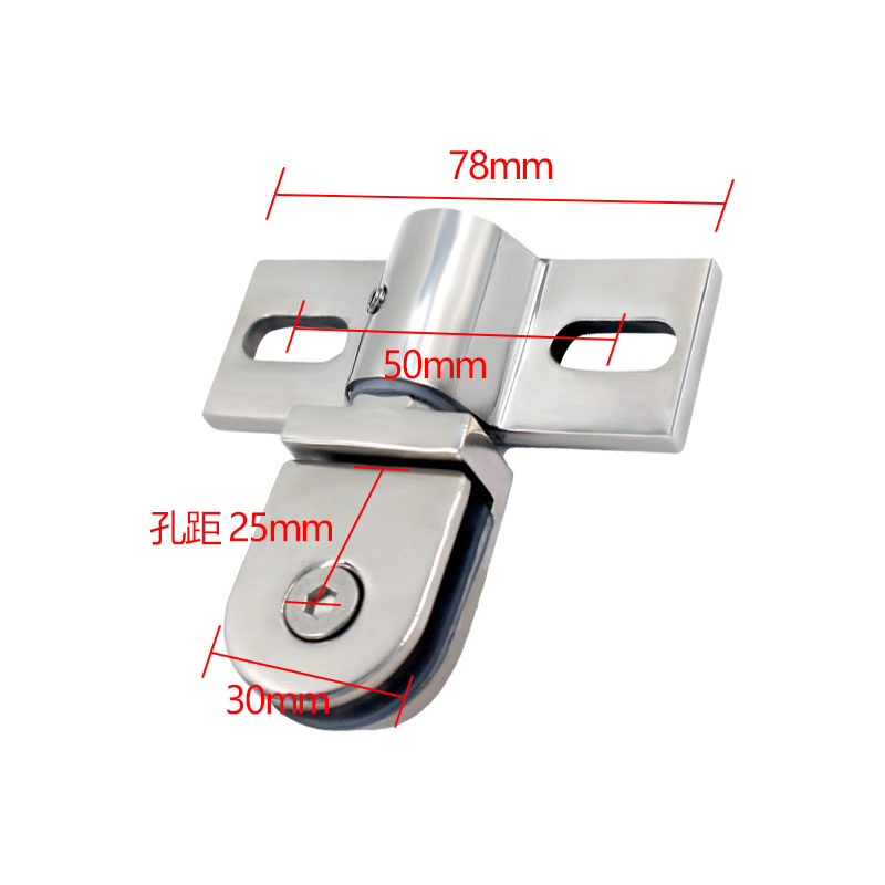 Zinc Alloy Stainless Steel Bat - Glass Door Hinge recension och pris