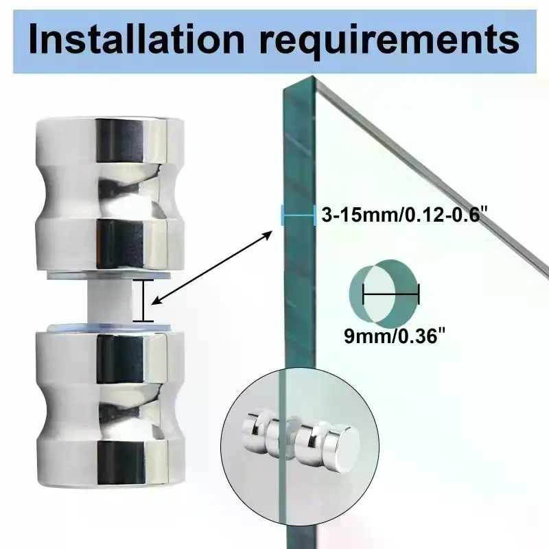 Stylish Shower Glass Door Hand - Glass Door Hinge recension och pris