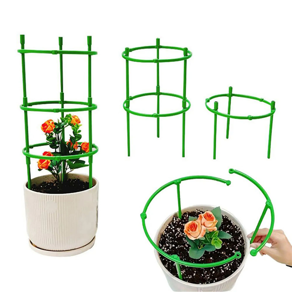 Half Round Plastic Plant Suppo - Vine Climbing Plastic recension och pris