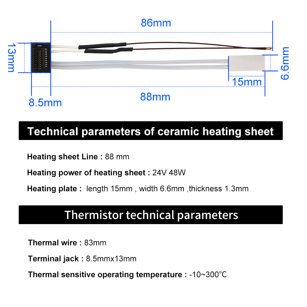 For Bambu Lab Hotend V2.0 V3.0 - Ceramic Heat Emitter recension och pris